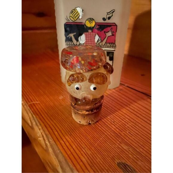 Vintage Scotch Bottle Decanter Piano Player Fifties barware - Picture 2 of 4